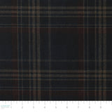 Ponte Deroma Plaid III-73% Polyester/23% Rayon/4% Spandex-Knit