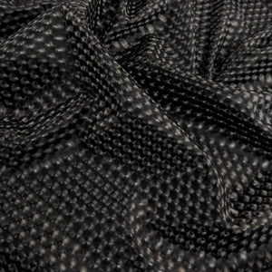 3D Hexi Faux Leather-60% PU / 40% Poly-Knit