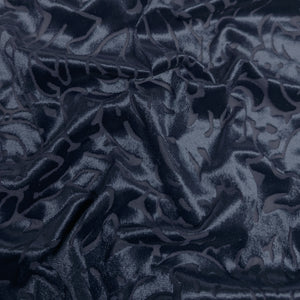 Floral Burn-out Velour-67% Polyester/8% Spandex/25% Nylon-Knit-VLB1000