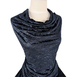 Floral Burn-out Velour-67% Polyester/8% Spandex/25% Nylon-Knit-VLB1000