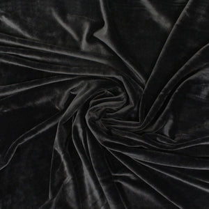 Solid Velour-95% Polyester/5% Spandex-Knit