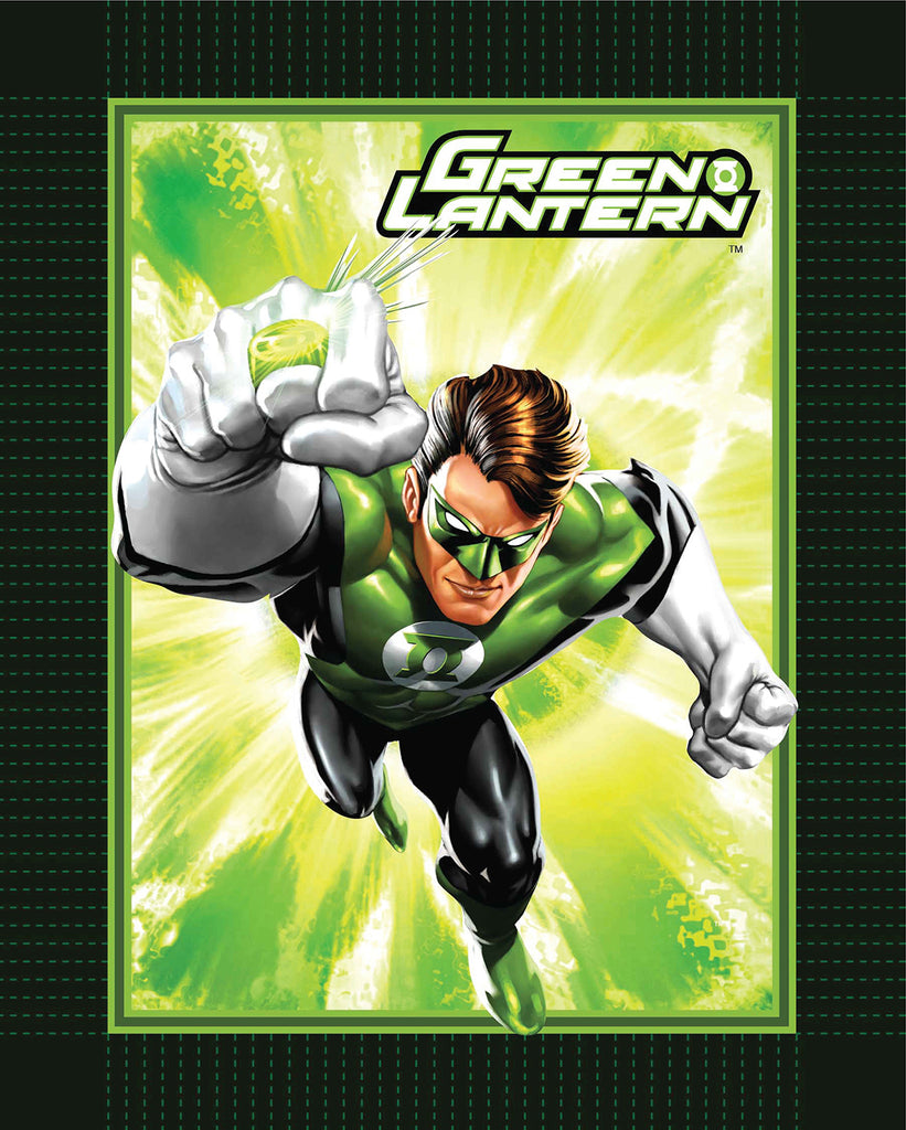 Throw Dc DC Comics Green Lantern - No Sew Throw - Fleece - Multi – Fabrics 'N ...