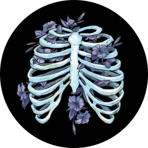 Rib Cage Adhesive Fabric Badge