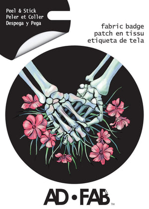 Intertwined Adhesive Fabric Badge