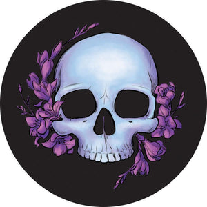 Skull Adhesive Fabric Badge