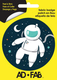 Astronaut Adhesive Fabric Badge