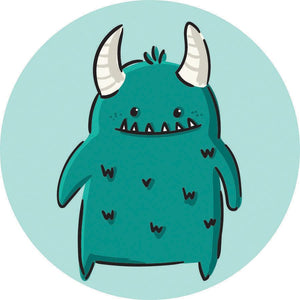 Teethy Adhesive Fabric Badge