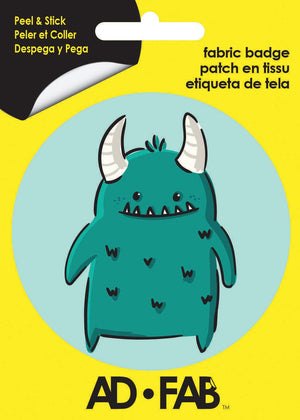 Teethy Adhesive Fabric Badge