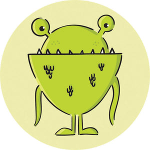 Smiley Adhesive Fabric Badge