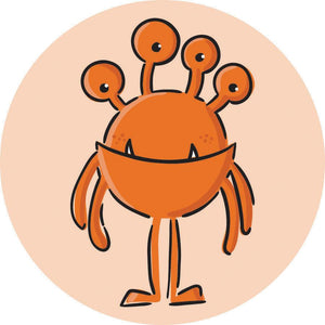 Four Eyes Adhesive Fabric Badge