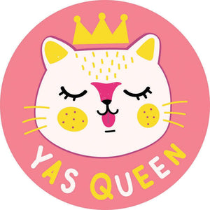 Yas Queen Adhesive Fabric Badge