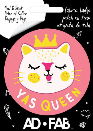 Yas Queen Adhesive Fabric Badge
