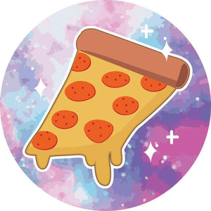 Pizza Adhesive Fabric Badge