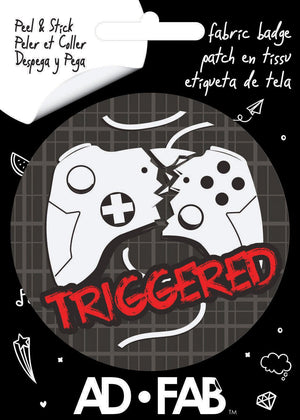 Triggered Adhesive Fabric Badge