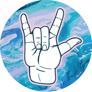 Luv Ya Adhesive Fabric Badge