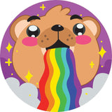 Rainbow-licious Adhesive Fabric Badge