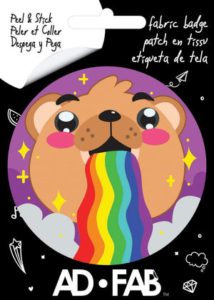 Rainbow-licious Adhesive Fabric Badge