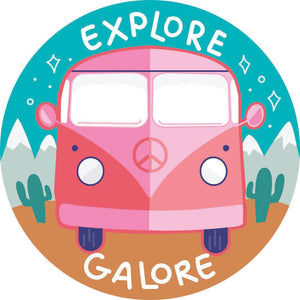 Explore Galore Adhesive Fabric Badge