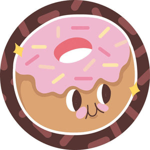 Sprinkled Doughnut Adhesive Fabric Badge