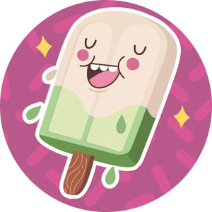 Cool Popsicle Adhesive Fabric Badge