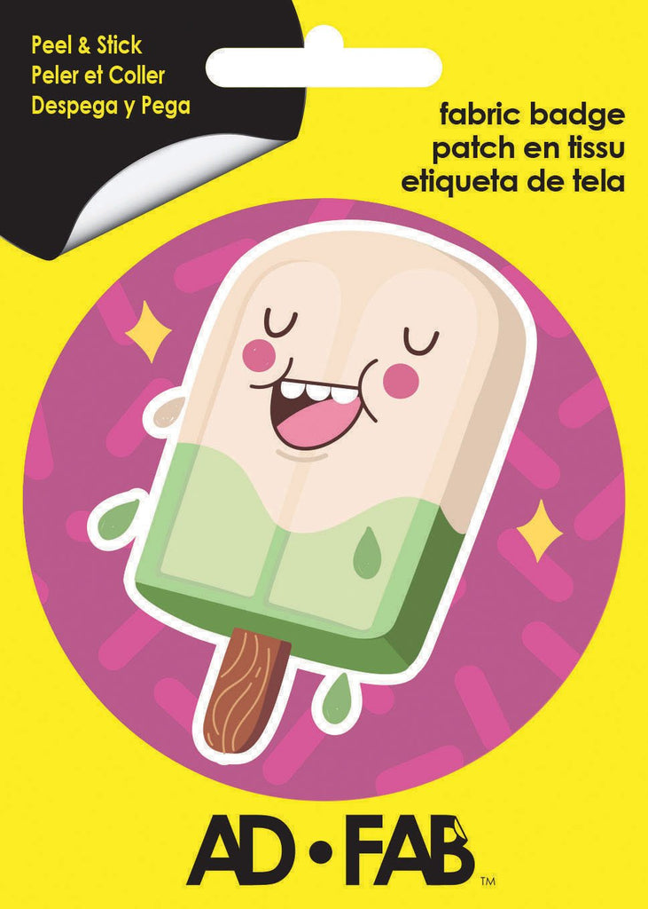 Cool Popsicle Adhesive Fabric Badge