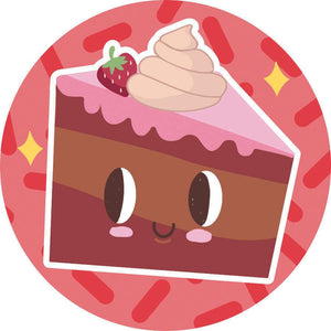 Choco Cake Adhesive Fabric Badge