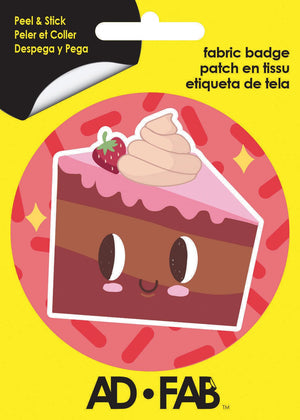 Choco Cake Adhesive Fabric Badge