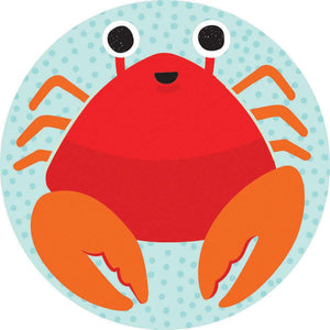 Crab Adhesive Fabric Badge