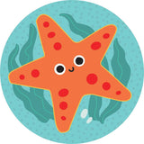 Starfish Adhesive Fabric Badge