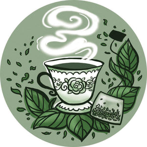 Tea Adhesive Fabric Badge