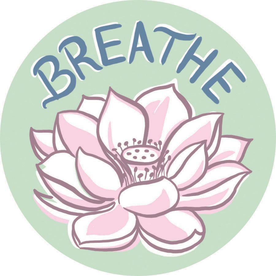 Breathe Adhesive Fabric Badge