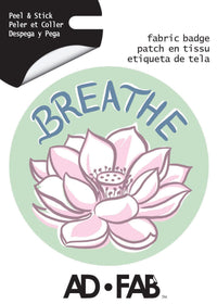 Breathe Adhesive Fabric Badge