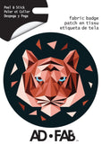Tiger Adhesive Fabric Badge