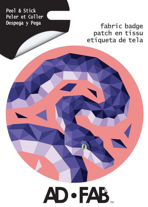 Snake Adhesive Fabric Badge