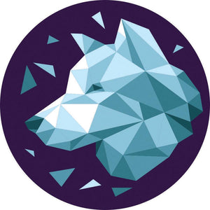 Wolf Adhesive Fabric Badge