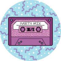 Cassette Tape Adhesive Fabric Badge