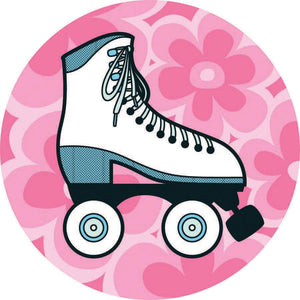 Roller Skate Adhesive Fabric Badge