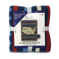EMMA & MILA - Land I Love - No Sew Throw - Fleece- Multi