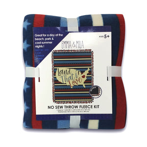 48 Wide Who Loves You No Sew Fleece Blanket