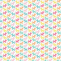 Balloon Animals - Printed Flannel by CDS - White