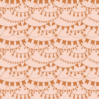 Stay Wild, Flower Child by CDS - Bunting - Cotton - Blush