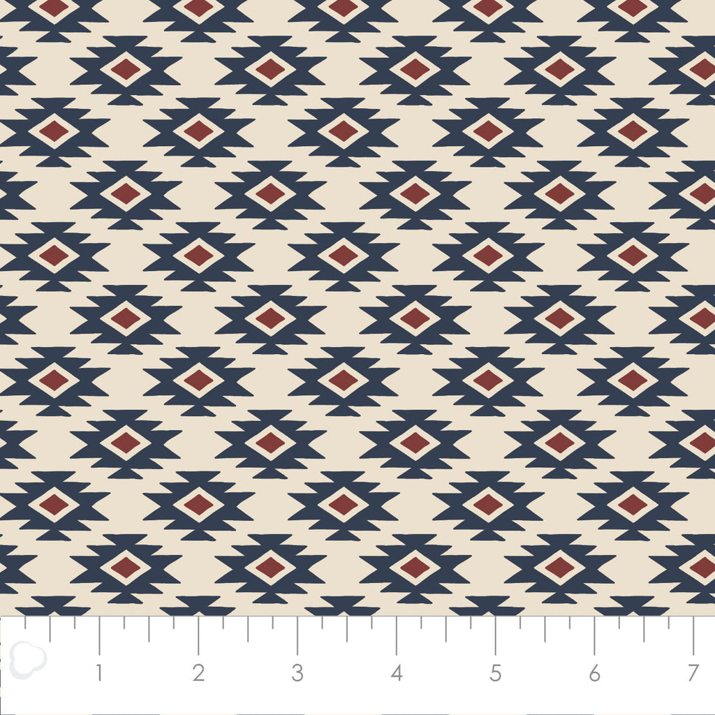 Printed Flannel-Stamp Flannel-Cream-100% Cotton-21220507B-03