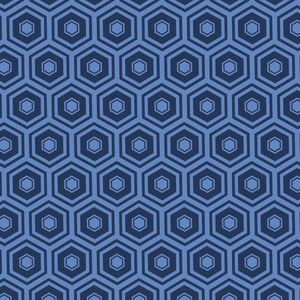 Mixology Coordinates - Honeycomb Navy