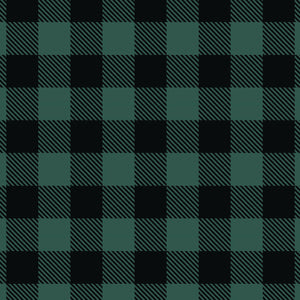 Printed Flannel-Buffalo Plaid Flannel-Green-100% Cotton-2150015B-05