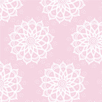 Mandala - Flanelle Imprimée de CDS - RosePale