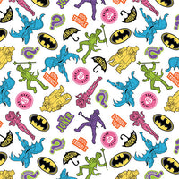 DC Comics- Batman II Collection - Batman vs Villains - Cotton - White