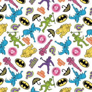 DC Comics- Batman II Collection - Batman vs Villains - Cotton - White