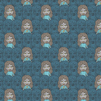 Character Halloween III - Chibi Regan PeekaBoo - Cotton - Teal