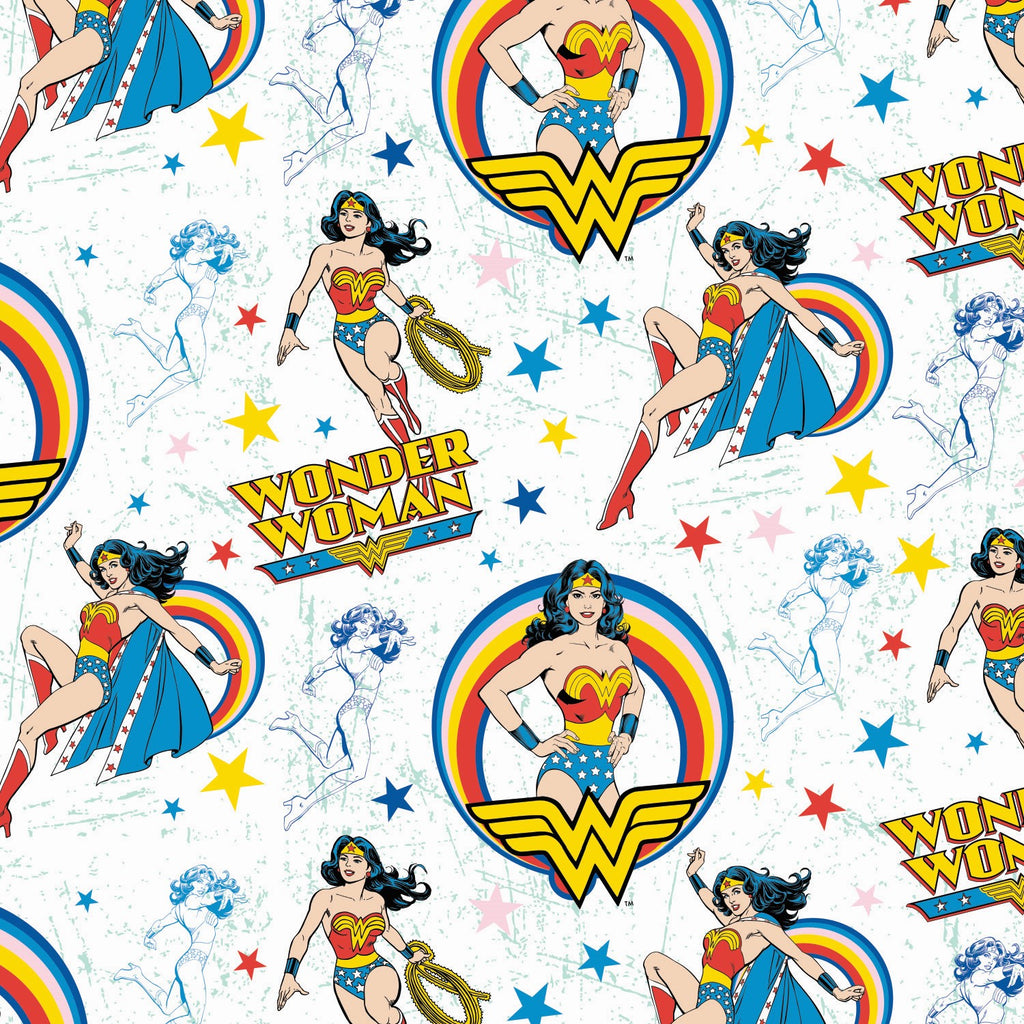 Wonder Woman Personnage avec étoiles - Flanelle imprimée de DC Comics