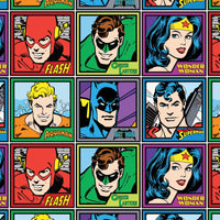 DC Comics -Meet The Heroes- Multi- Cotton